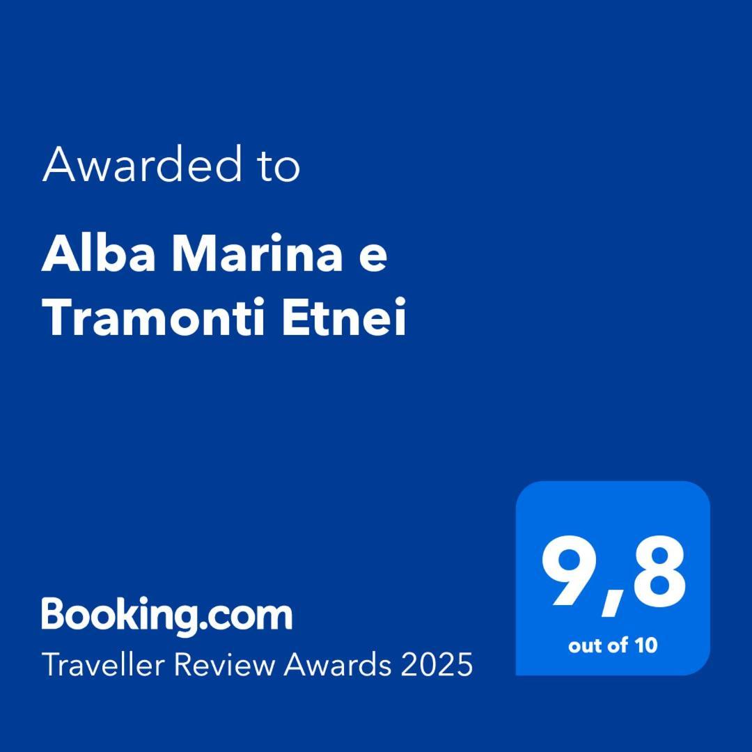 Alba Marina E Tramonti Etnei Lejlighed Riposto Eksteriør billede